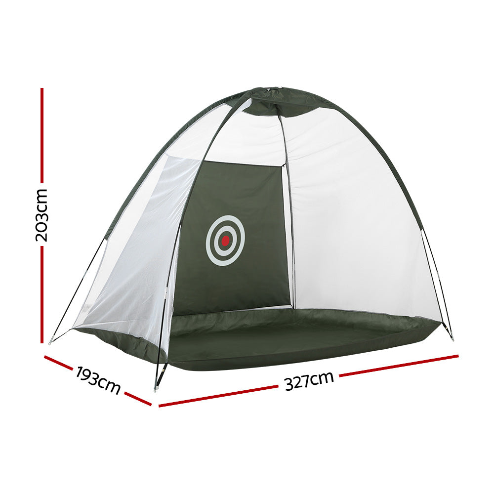 Everfit 3M Golf Practice Net Portable Training Tent Green
