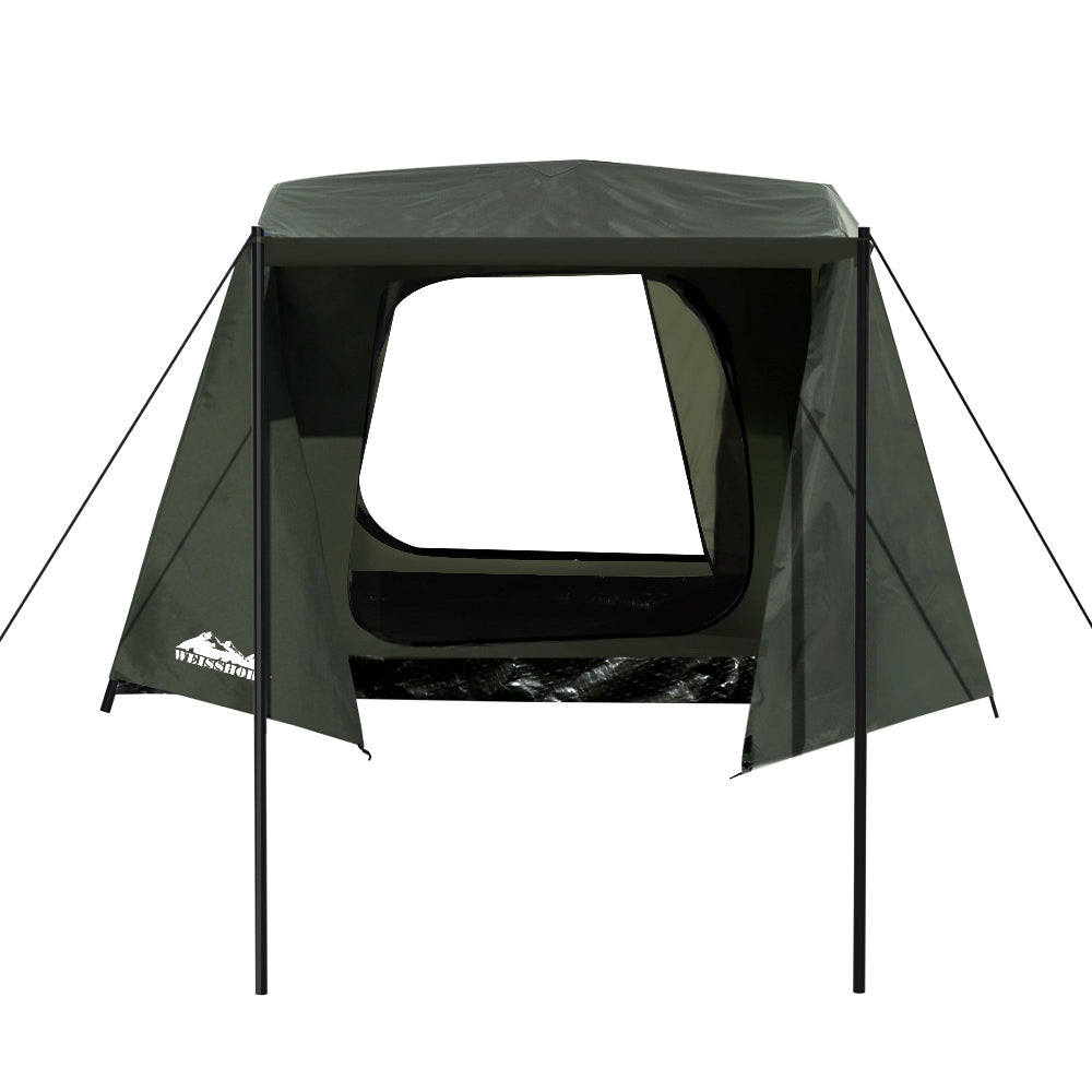 Weisshorn 2-3 Person Instant Camping Tent Green