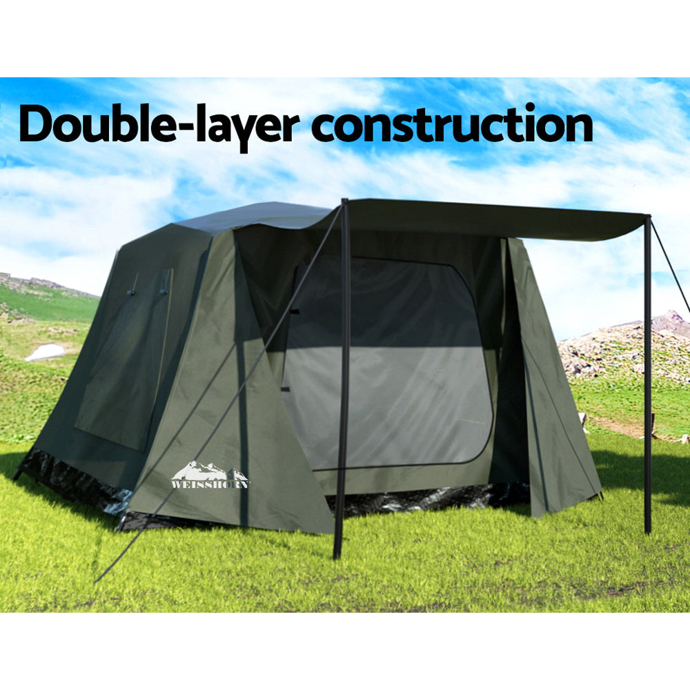 Weisshorn 2-3 Person Instant Camping Tent Green