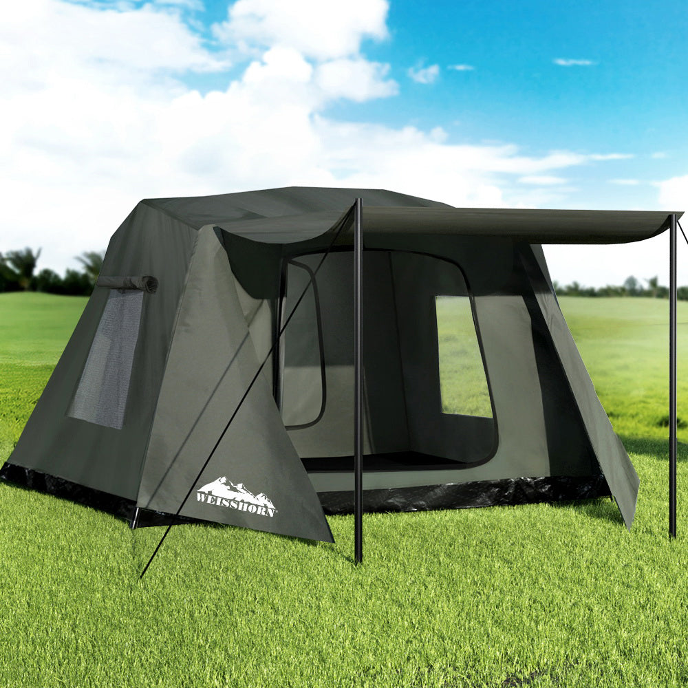Weisshorn 2-3 Person Instant Camping Tent Green