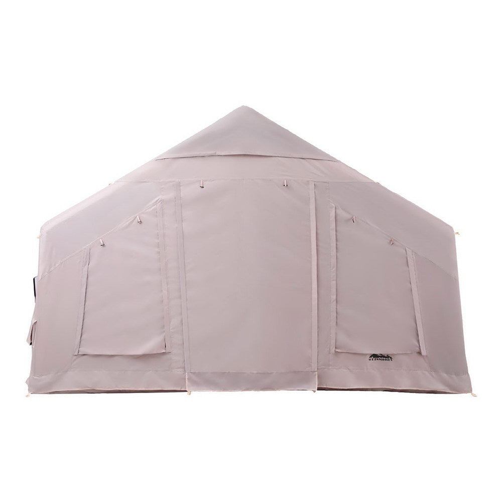 Weisshorn 6-Person Inflatable Beach Tent Brown