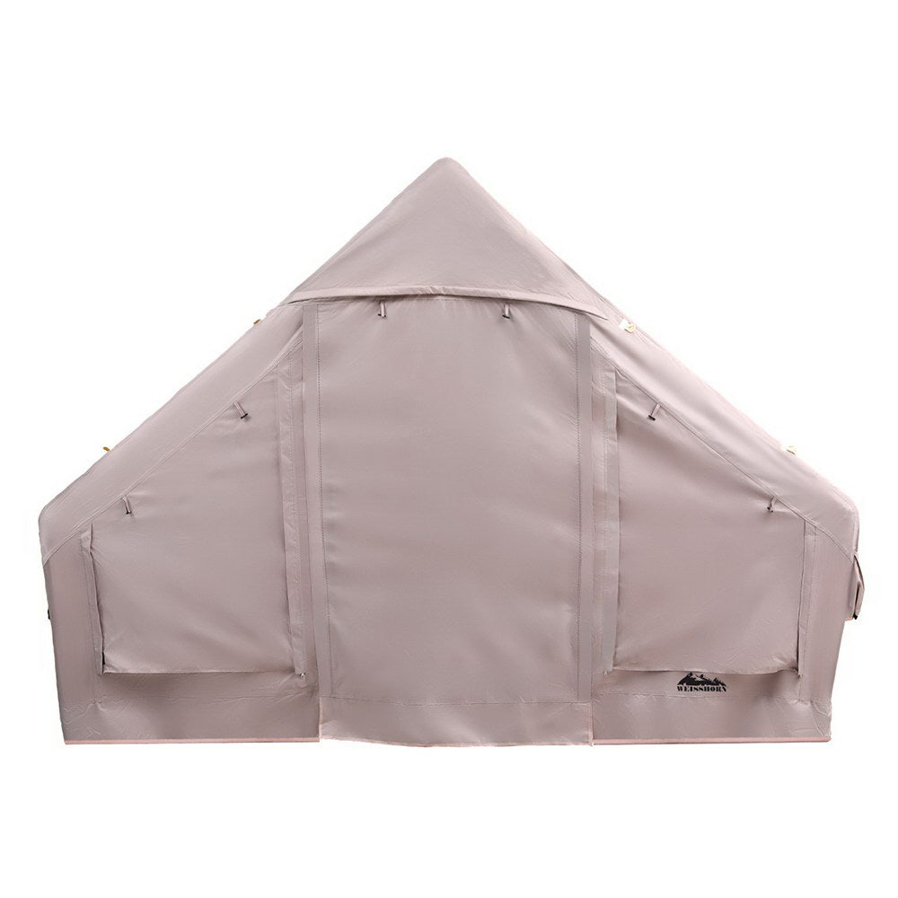 Weisshorn 6-Person Inflatable Beach Tent PU3000 UV Protection Brown