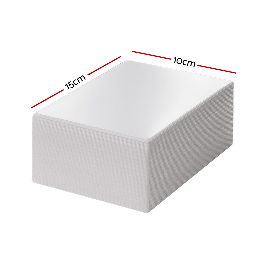 Water & Oil Resistant Thermal Labels, 1500 Sheets, Adhesive Paper, Barcode Shipping Stickers