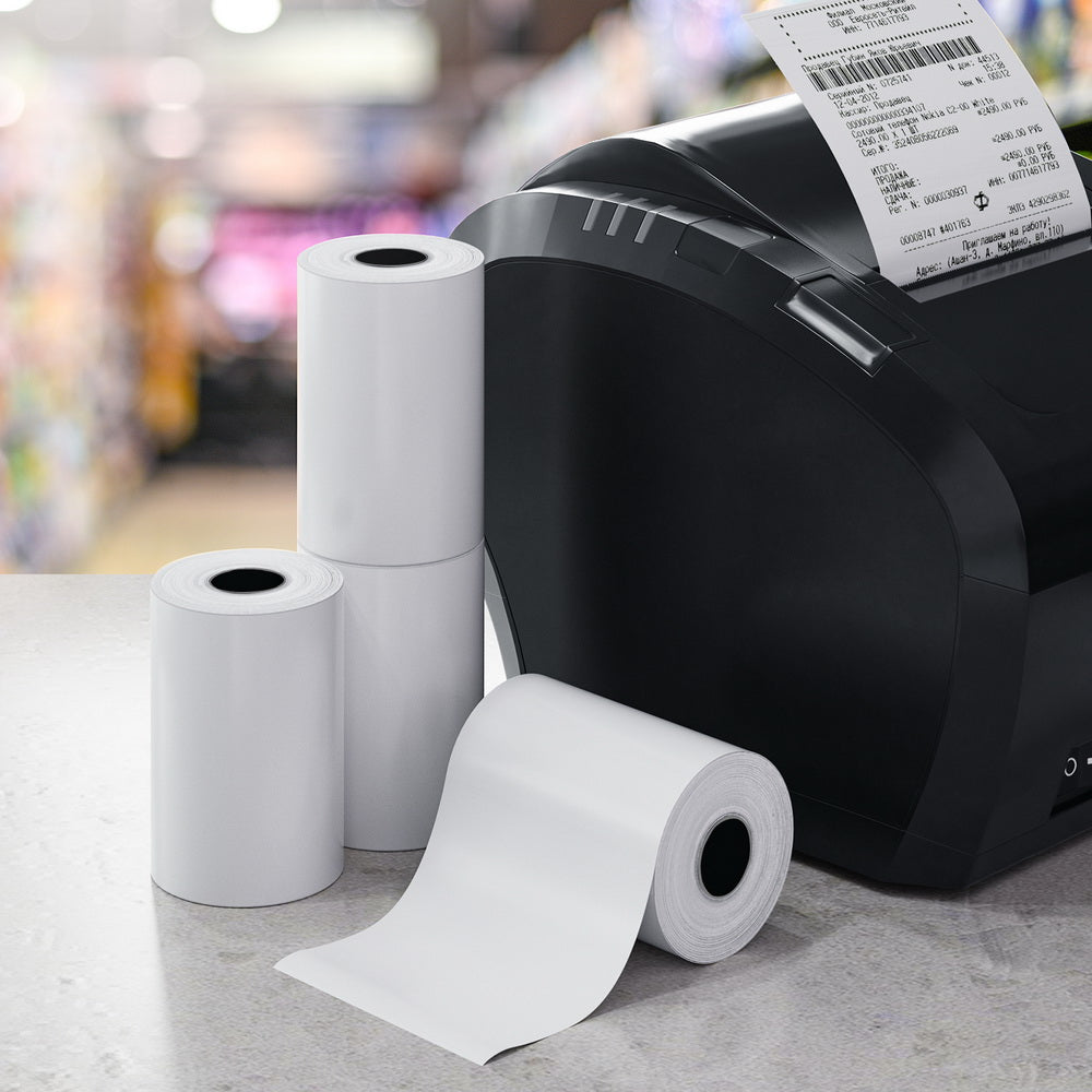 100 Rolls 57x38mm Thermal Receipt Printer Paper White