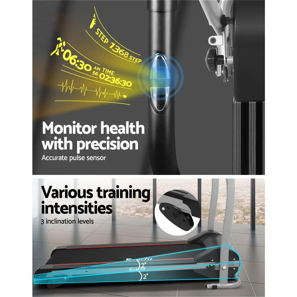 Everfit Foldable Treadmill 360mm Electric Home Gym Fitness