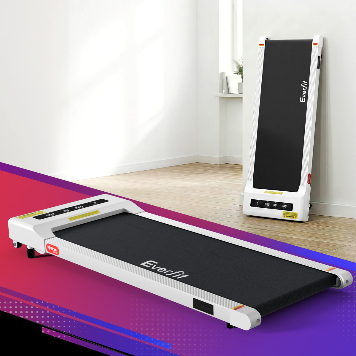 Everfit Electric Walking Pad Treadmill 360mm Belt White