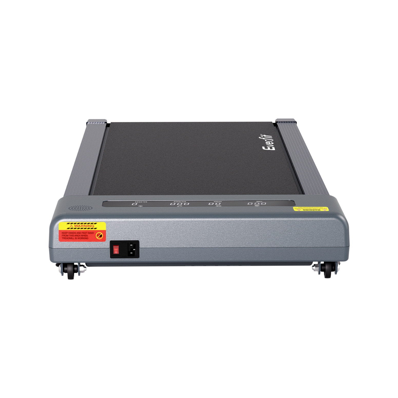 Everfit 380mm Electric Walking Pad Treadmill Incline Grey