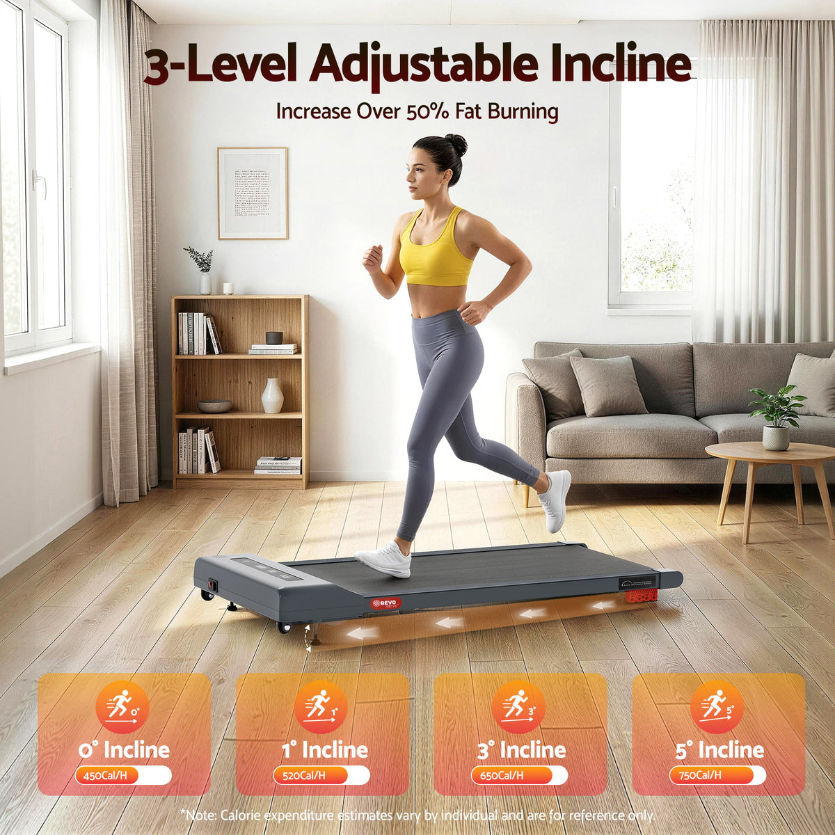 Everfit Electric Walking Pad Treadmill 380mm Belt Grey
