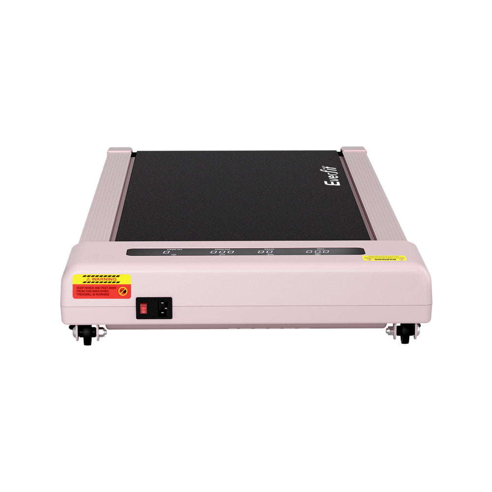 Everfit 380mm Electric Walking Pad Treadmill Pink