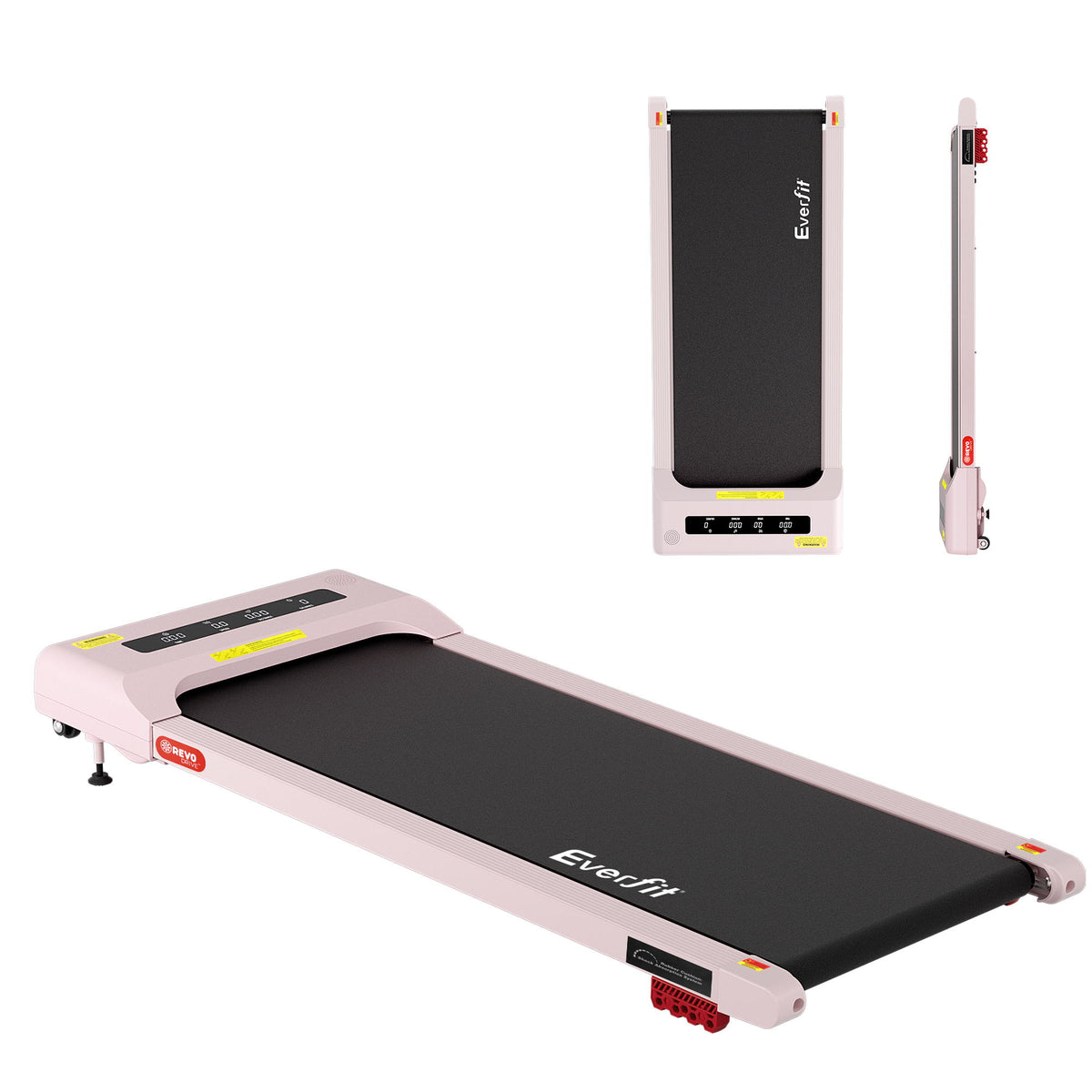 Everfit Electric Walking Pad Treadmill 3 in 1 Incline 380mm Pink