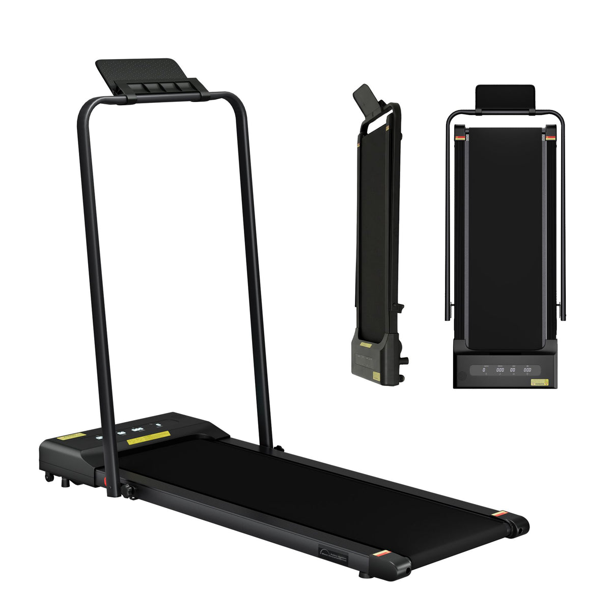 Everfit 2 in 1 Electric Walking Pad Treadmill 380mm Black