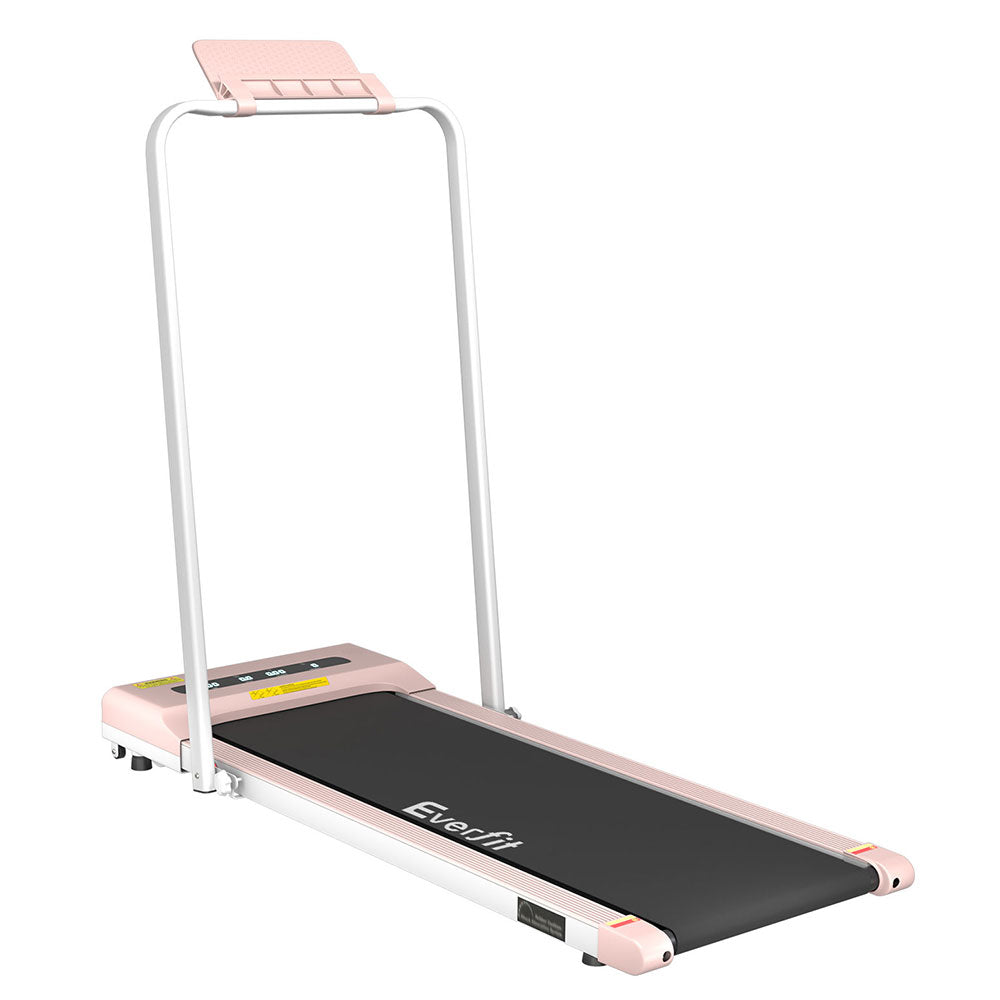 Everfit 380mm Electric Walking Pad Treadmill Pink