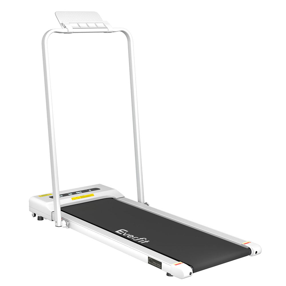 Everfit 380mm Electric Walking Pad White Foldable Treadmill