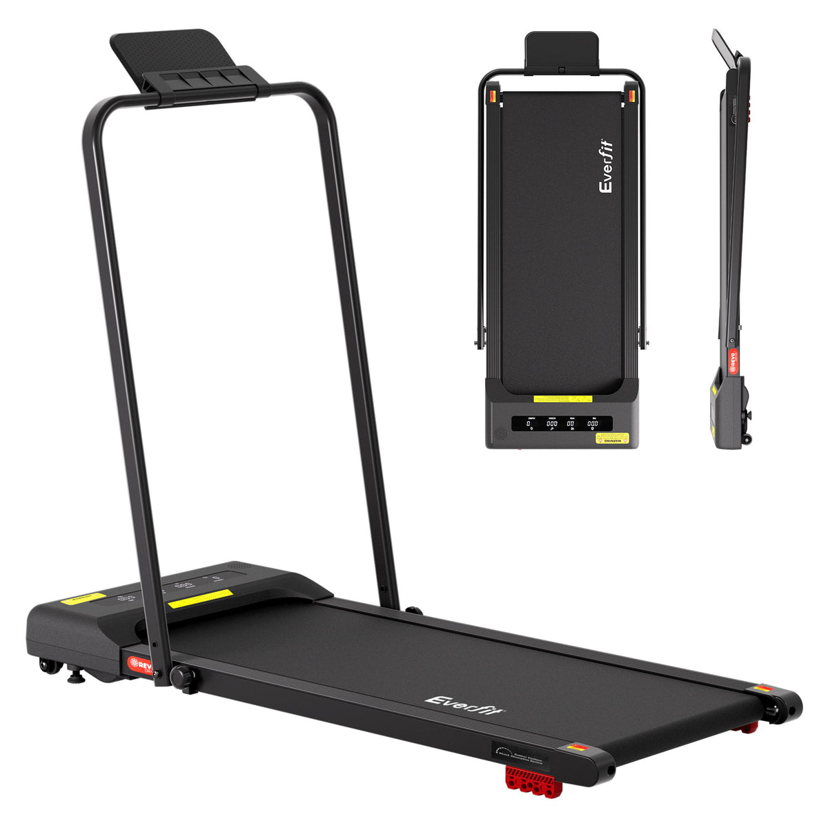 Everfit Electric Walking Pad Treadmill 3 in 1 Under Desk Black