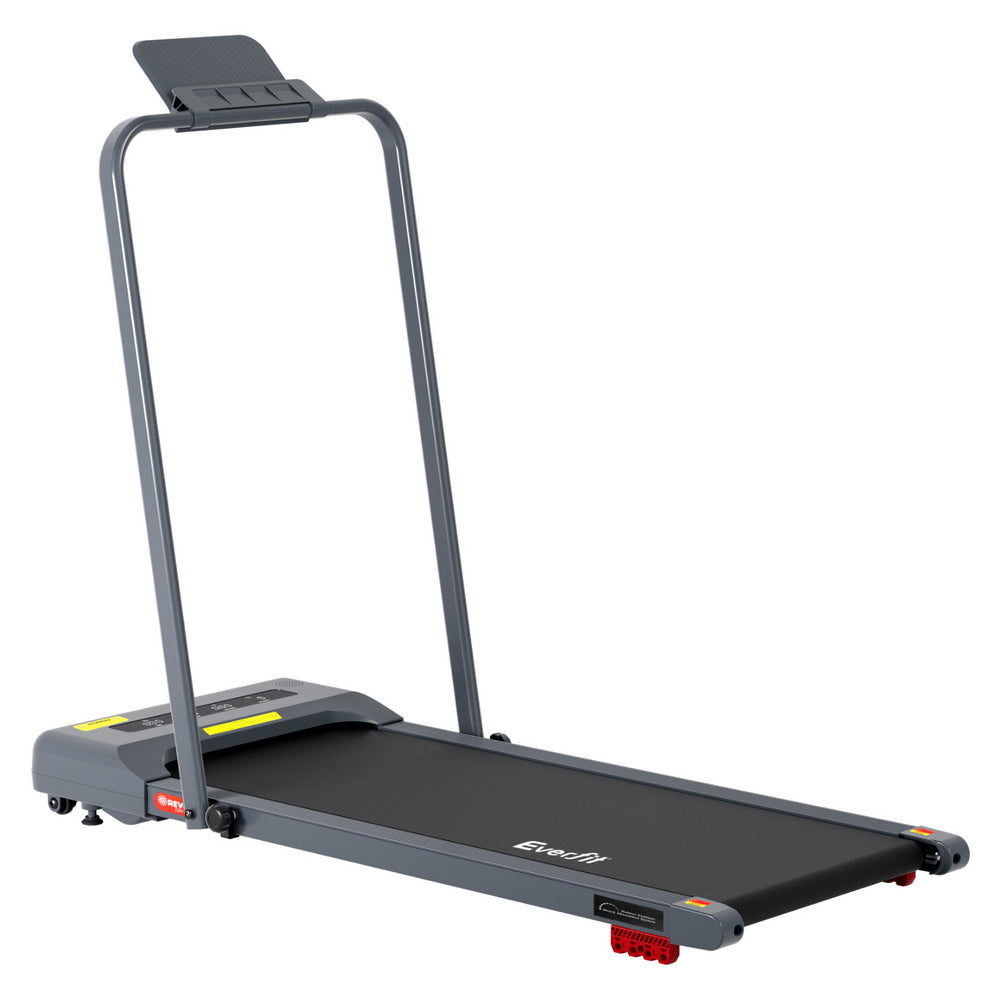 Everfit 380mm Walking Pad Treadmill Incline Grey