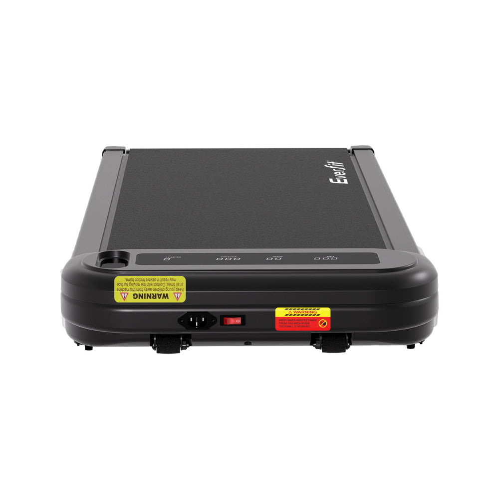 Everfit Electric Walking Pad Treadmill Under Desk Home Gym Black