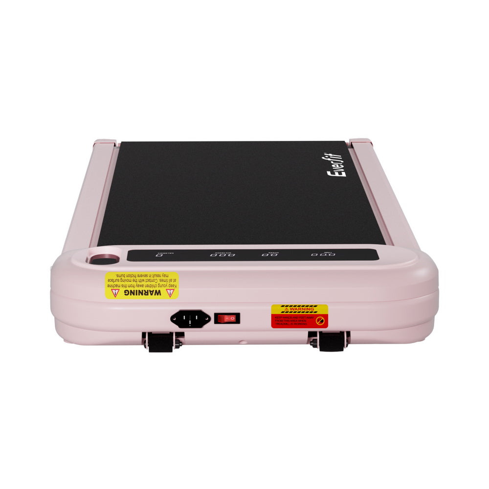 Everfit Pink Electric Walking Pad Treadmill Under Desk Home Gym