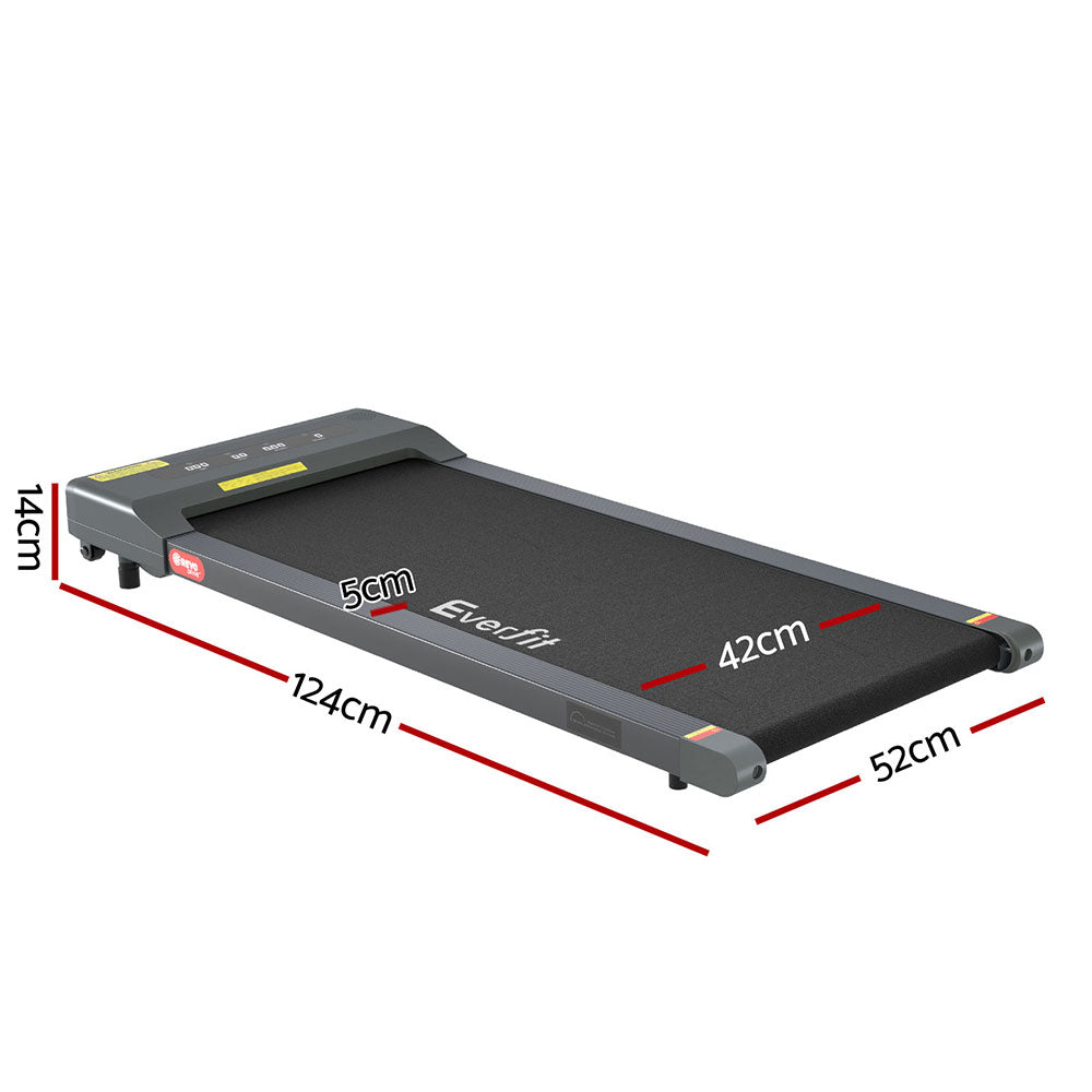 Everfit 400mm Electric Walking Pad Treadmill Grey