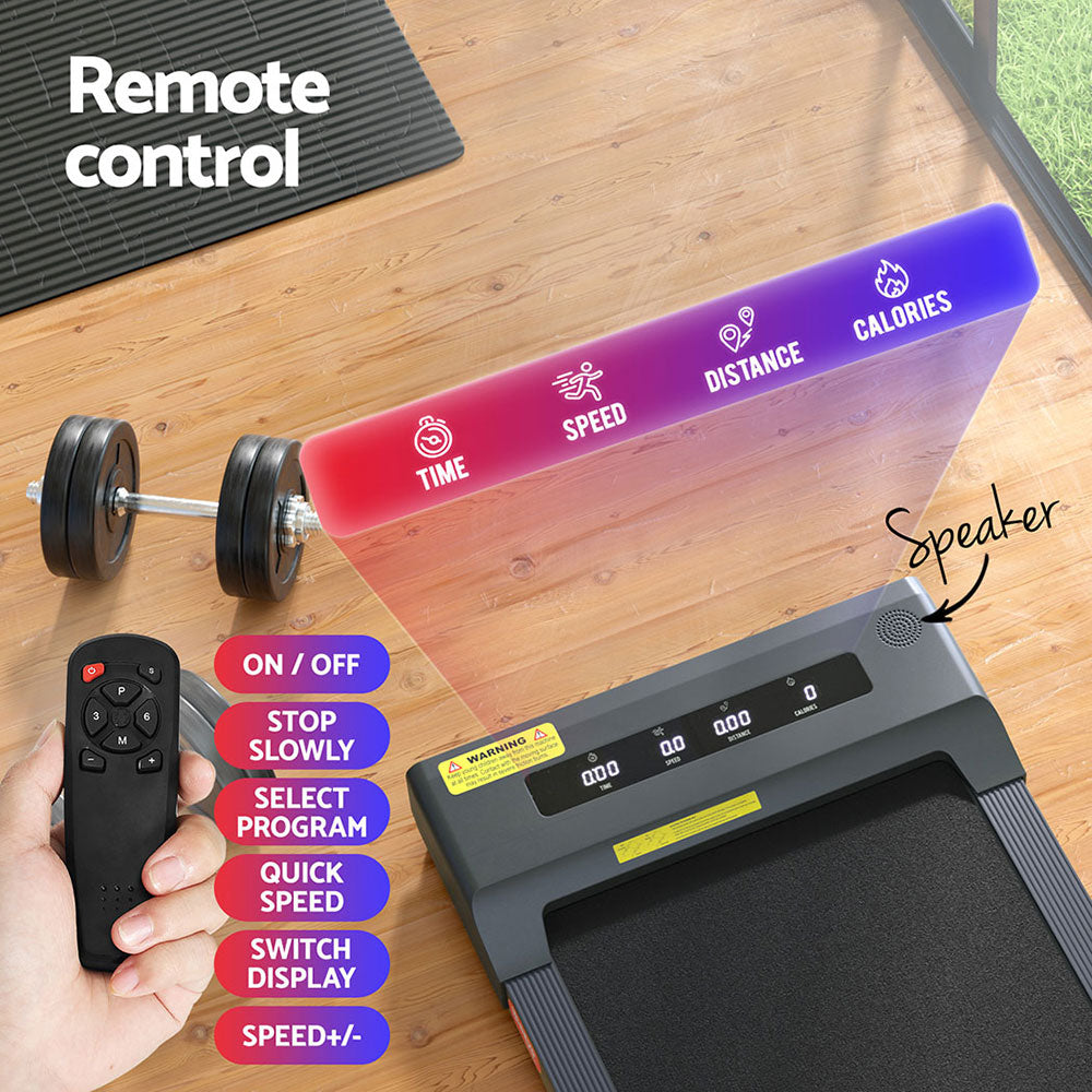 Everfit 400mm Electric Walking Pad Treadmill Grey