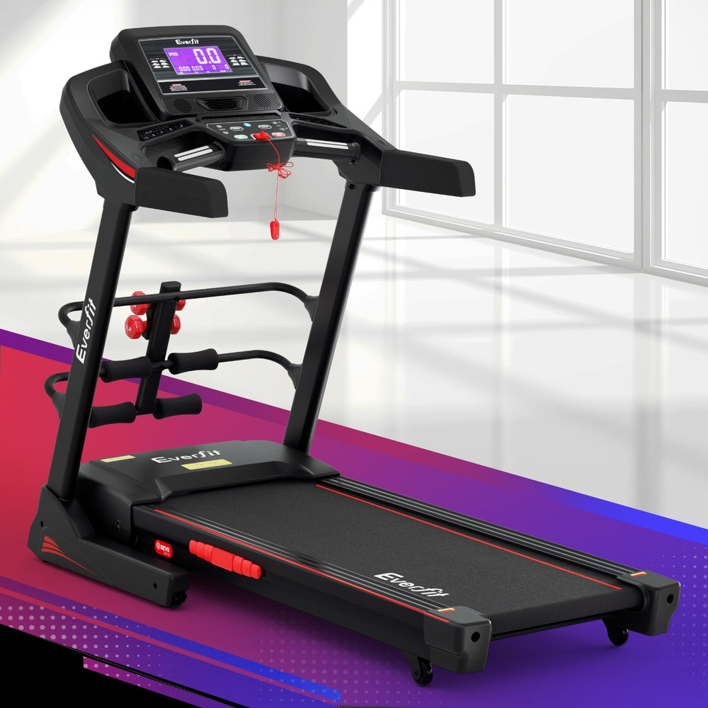 Everfit 480mm Treadmill Electric Home Gym Fitness Machine Black Red