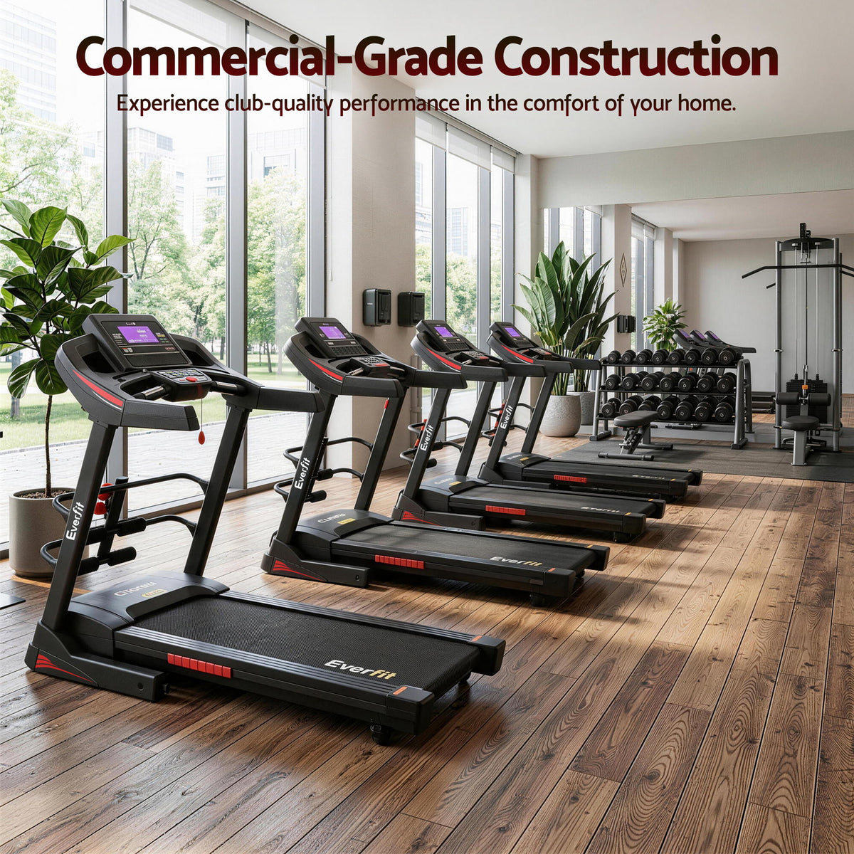 Everfit Electric Home Gym Treadmill with Sit Up Bar