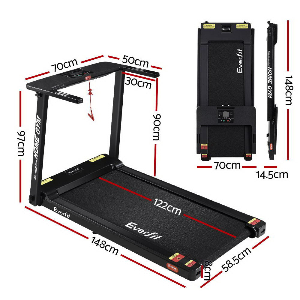 Everfit 420mm Treadmill Electric Foldable Black