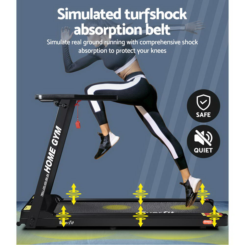 Everfit 420mm Treadmill Electric Foldable Black