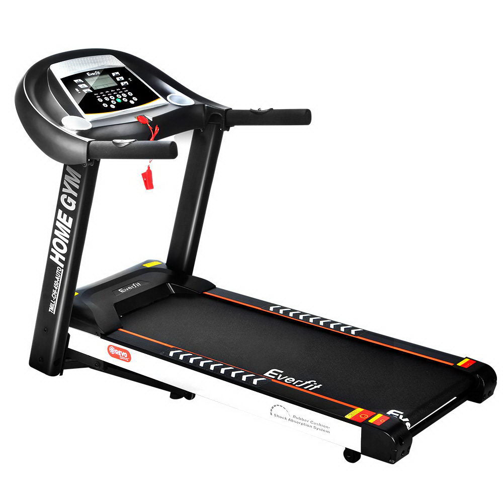Everfit 450mm Treadmill Electric Auto Incline Home Gym Fitness Black & White