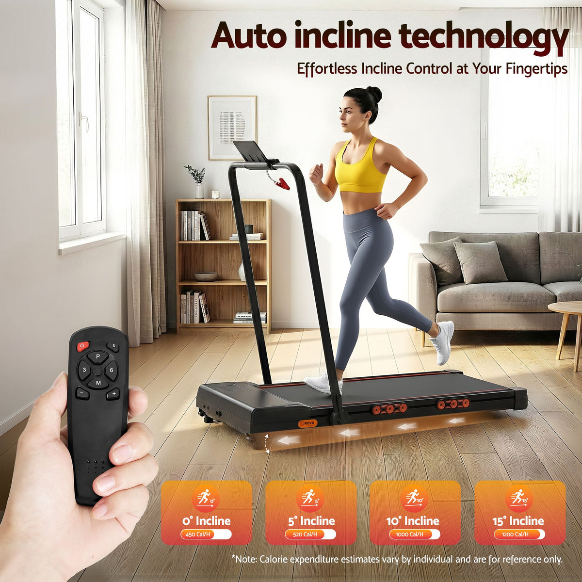 Everfit 3 in 1 Electric Walking Pad Treadmill with Auto Incline Black