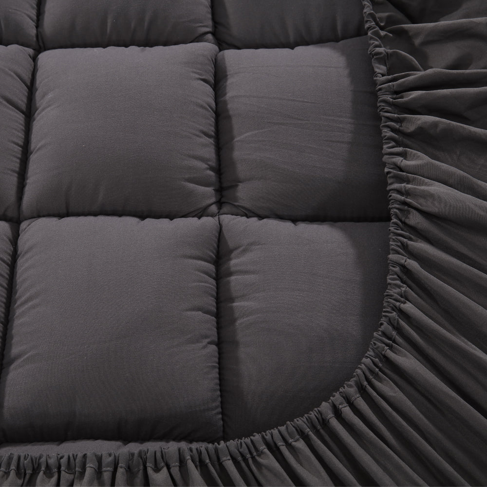 Giselle Queen Mattress Topper Pillowtop Bamboo Charcoal