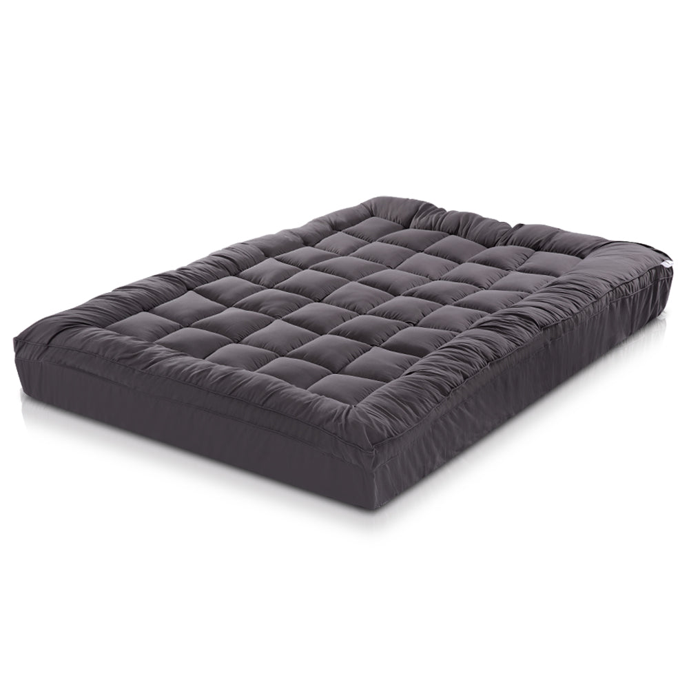Giselle Queen Mattress Topper Pillowtop Bamboo Charcoal