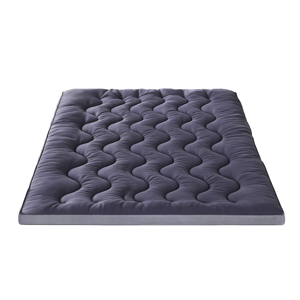 Giselle Double Mattress Topper 5cm Bamboo Charcoal Pillowtop