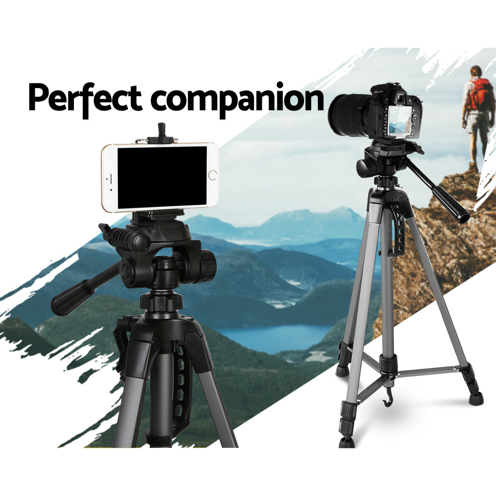 Weifeng Adjustable Tripod Stand 55-145cm Aluminium for DSLR & Mobile