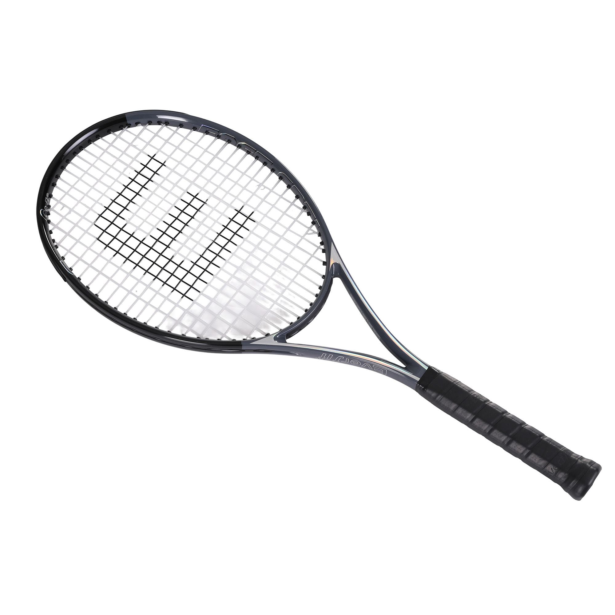 Everfit 27 Inch Tennis Racket Lightweight Racquet for Beginner Adult Players Black