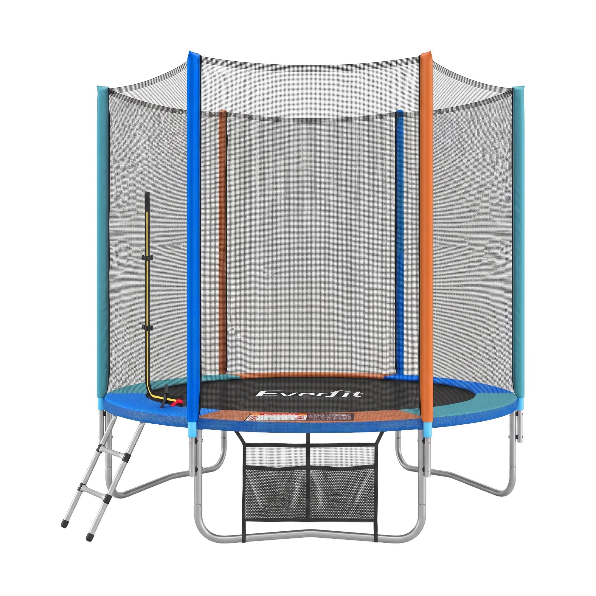 Everfit 6FT Kids Trampoline Rebounder with Enclosure Net Storage Bag