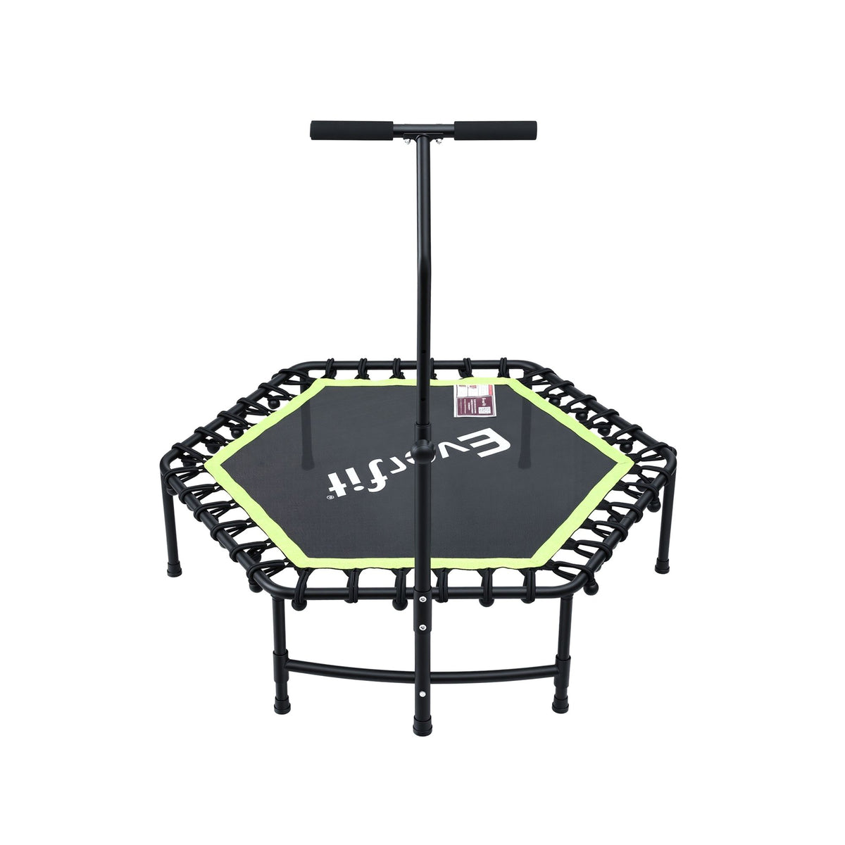 Everfit 48-Inch Hexagon Fitness Trampoline Rebounder Green