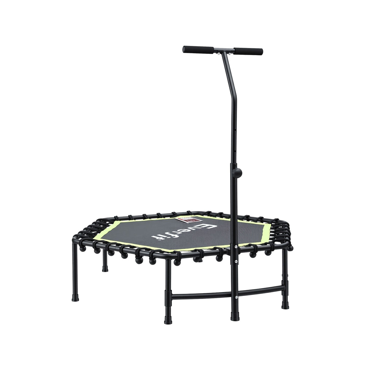 Everfit 48-Inch Hexagon Fitness Trampoline Rebounder Green