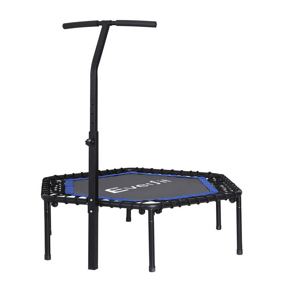 Everfit 48" Fitness Trampoline Rebounder Blue/Black