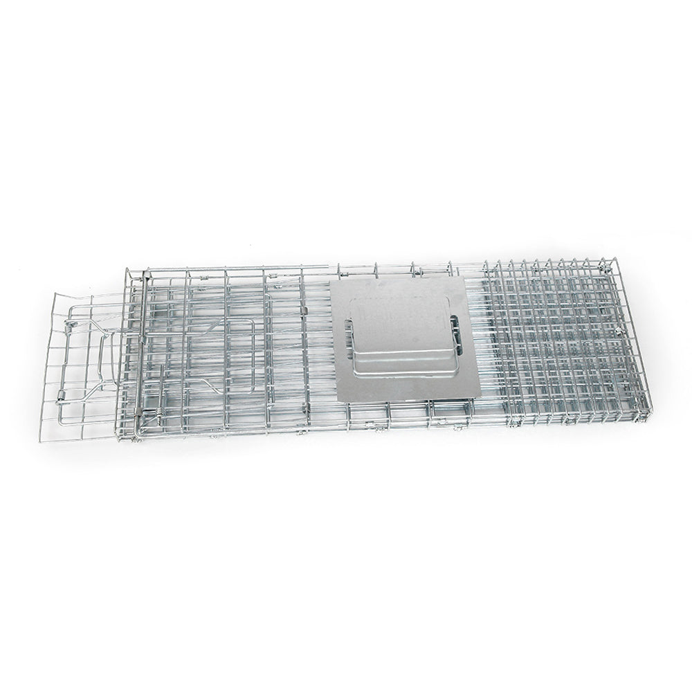 Gardeon Large Humane Animal Trap Cage 66x23cm Silver