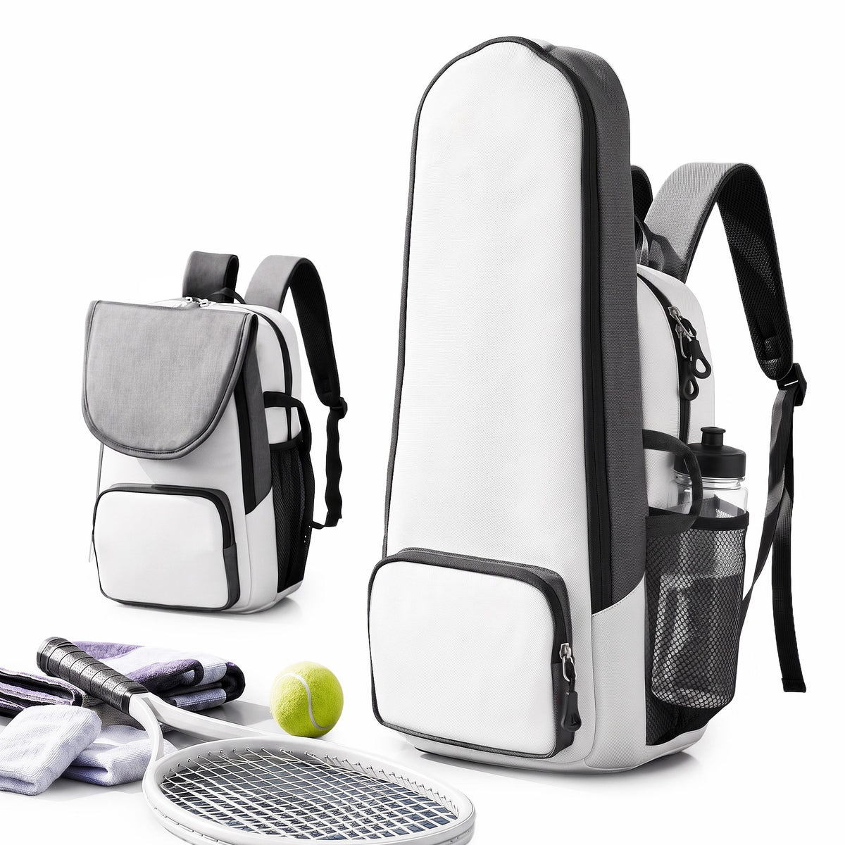 Everfit Tennis Racket Bag Foldable Backpack Racket Pocket Shoe Compartment