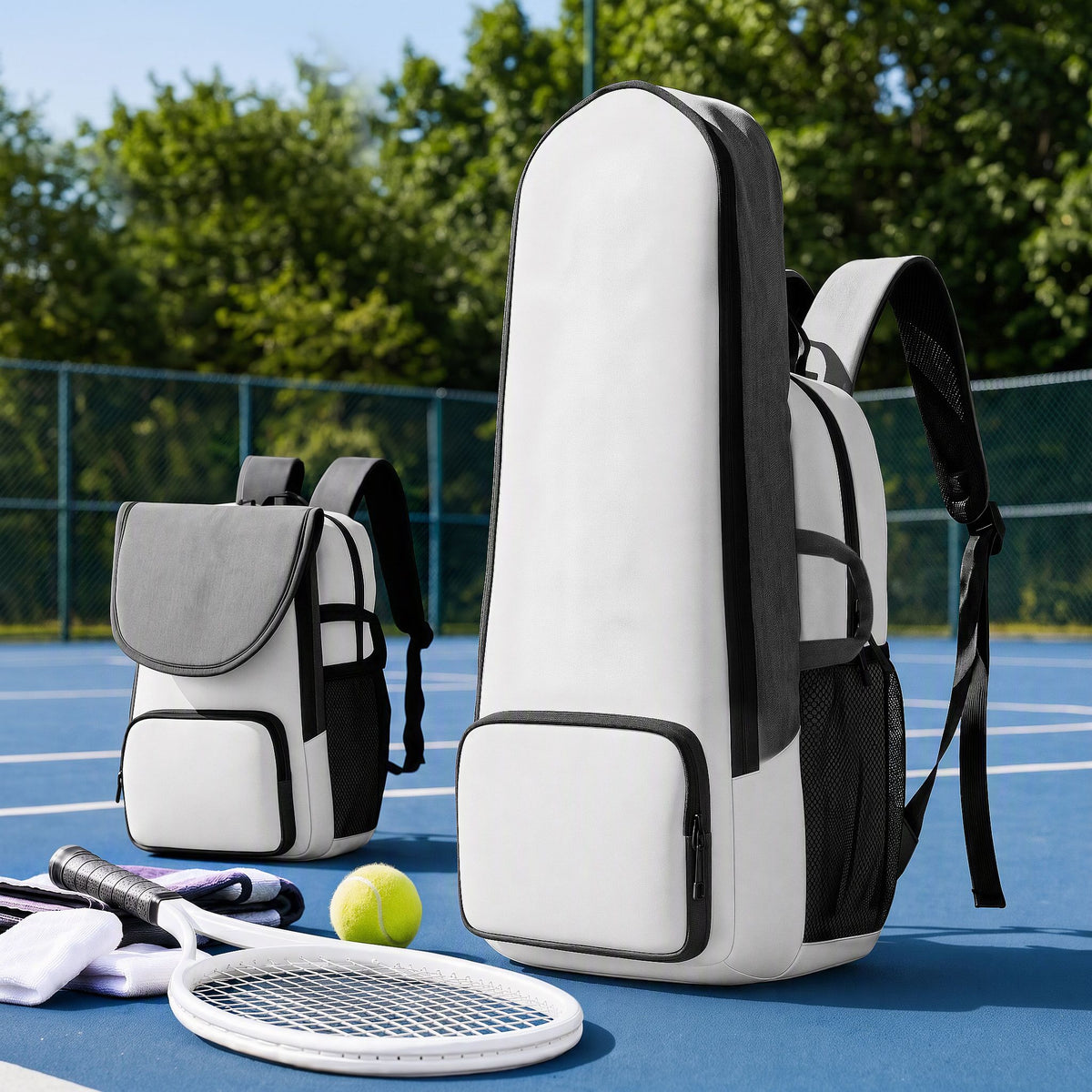 Everfit Foldable Tennis Racket Backpack Fits 2 Rackets