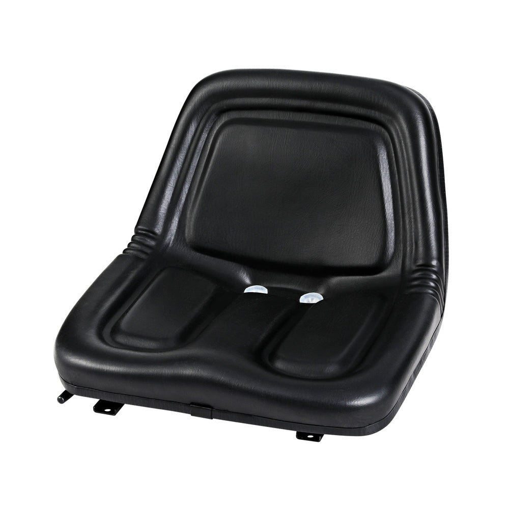 Giantz Universal Tractor Seat PU Leather Black