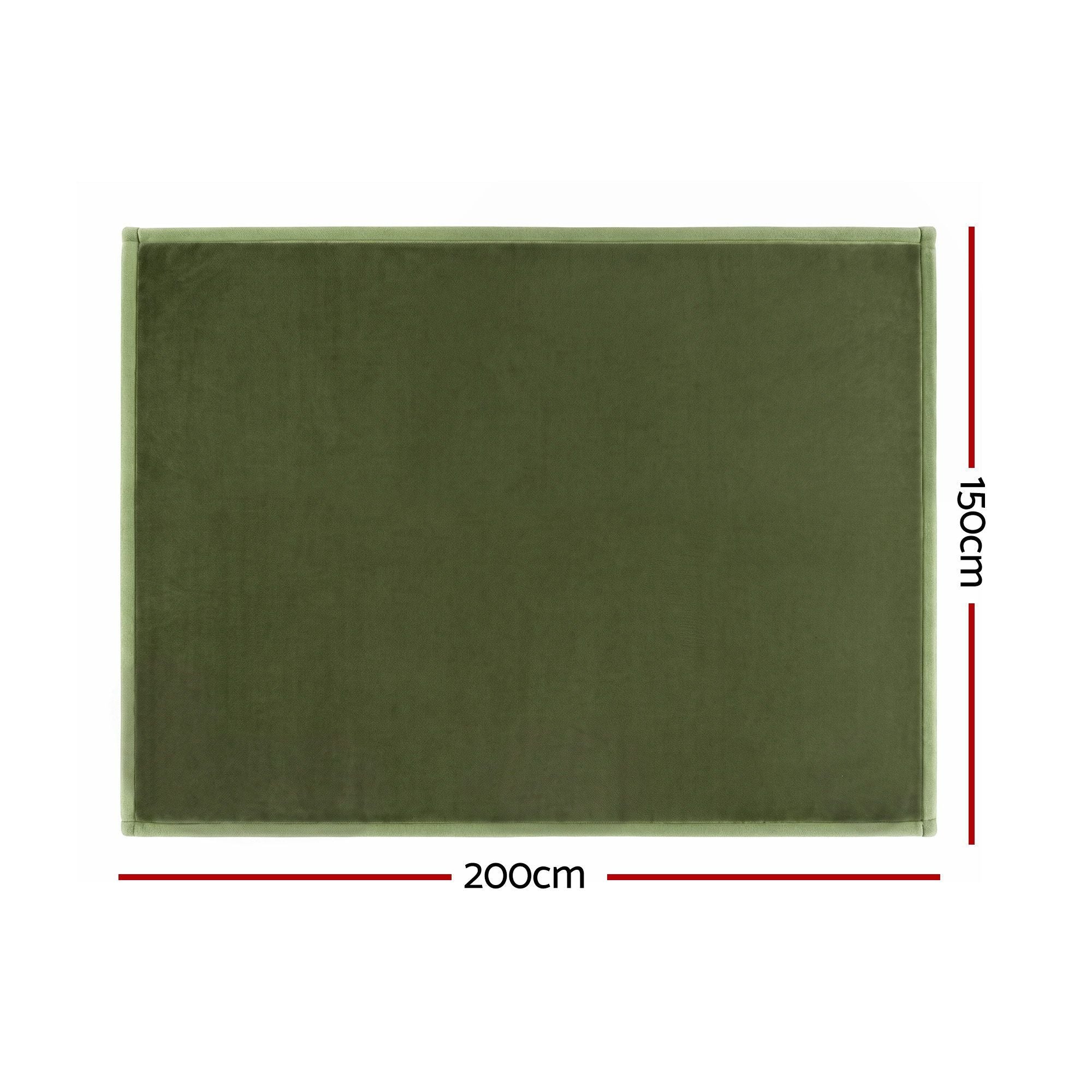 Artiss Tatami Mat Floor Mattress 3cm Thick Futon Mattresses Mellow Mat Rugs Living Room Green