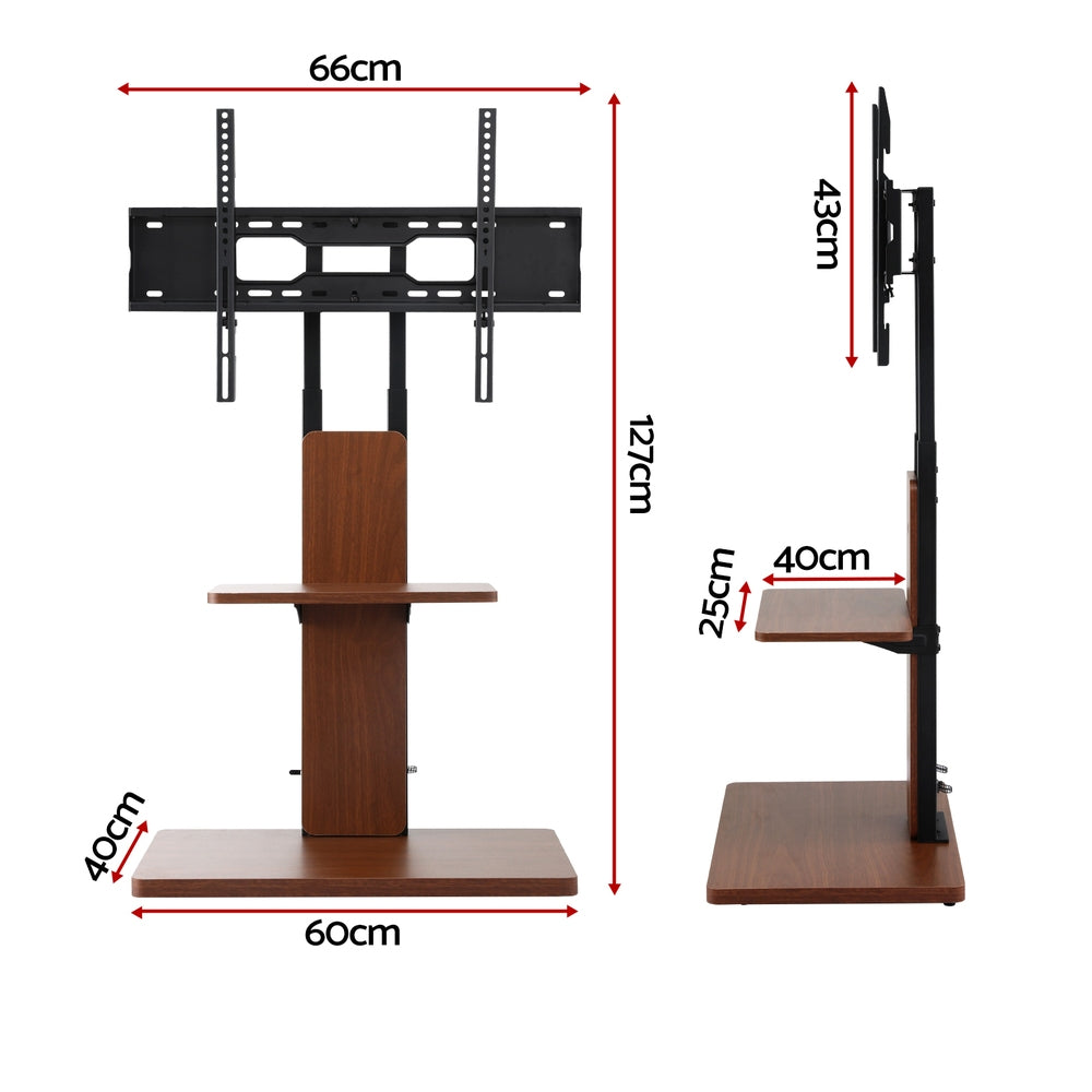 Artiss 32-70" TV Stand Swivel Height Adjustable Black