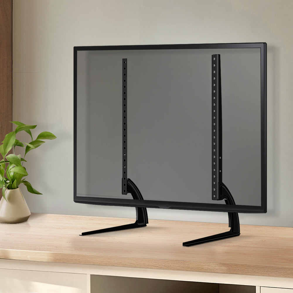 Universal Pedestal TV Stand 32"-65" Adjustable Black
