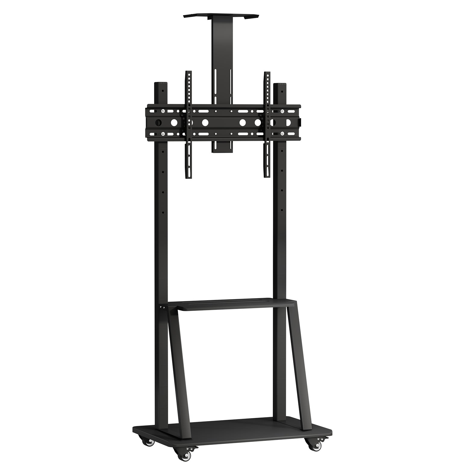 Artiss Mobile TV Stand 32"-75" Adjustable Black