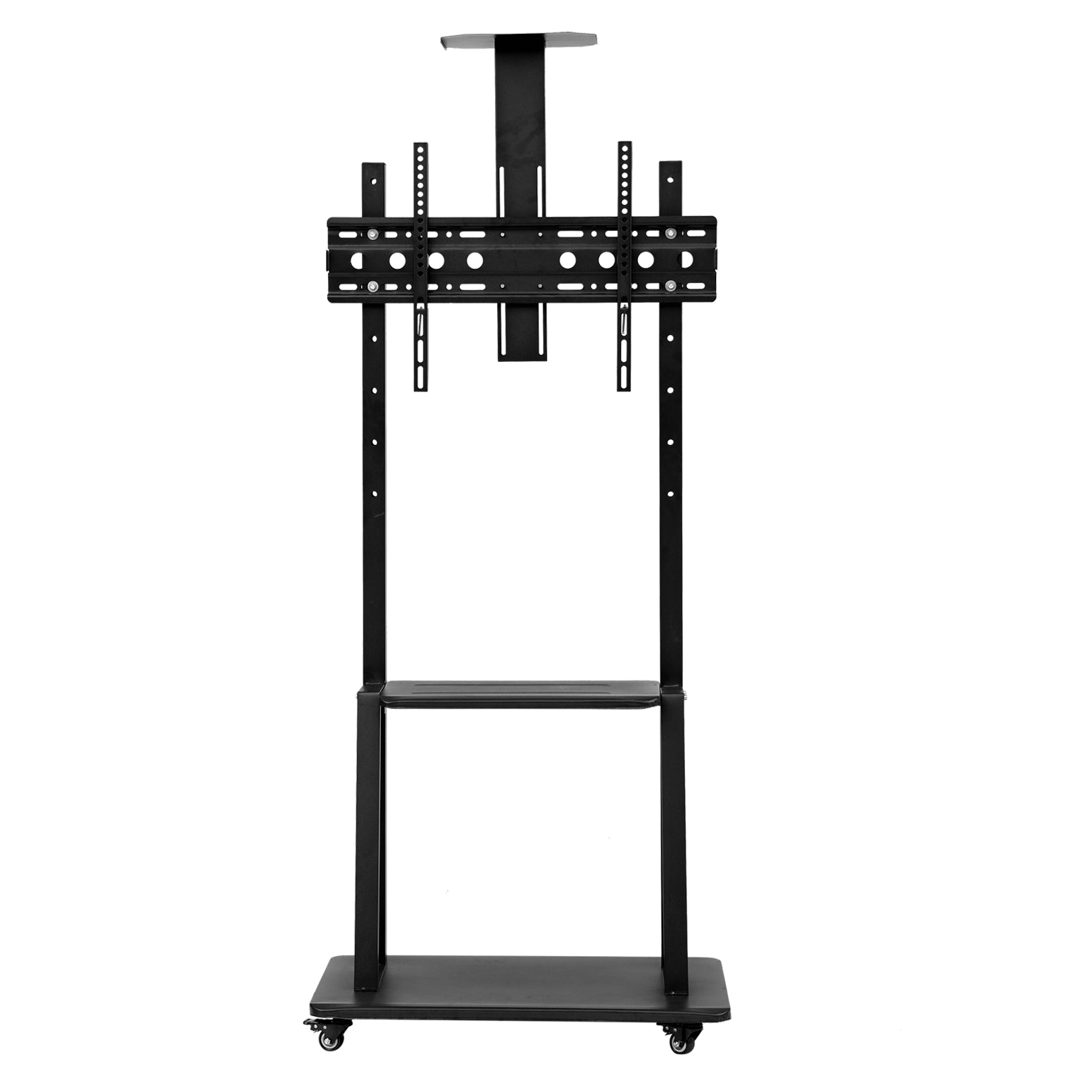 Artiss Mobile TV Stand 32"-75" Adjustable Black