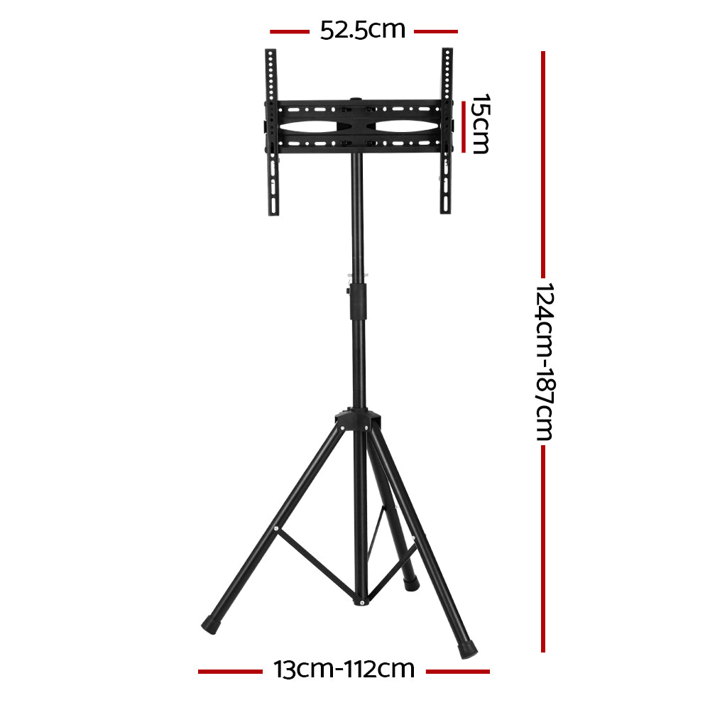 Artiss 32"-70" TV Tripod Stand Mount Bracket Black