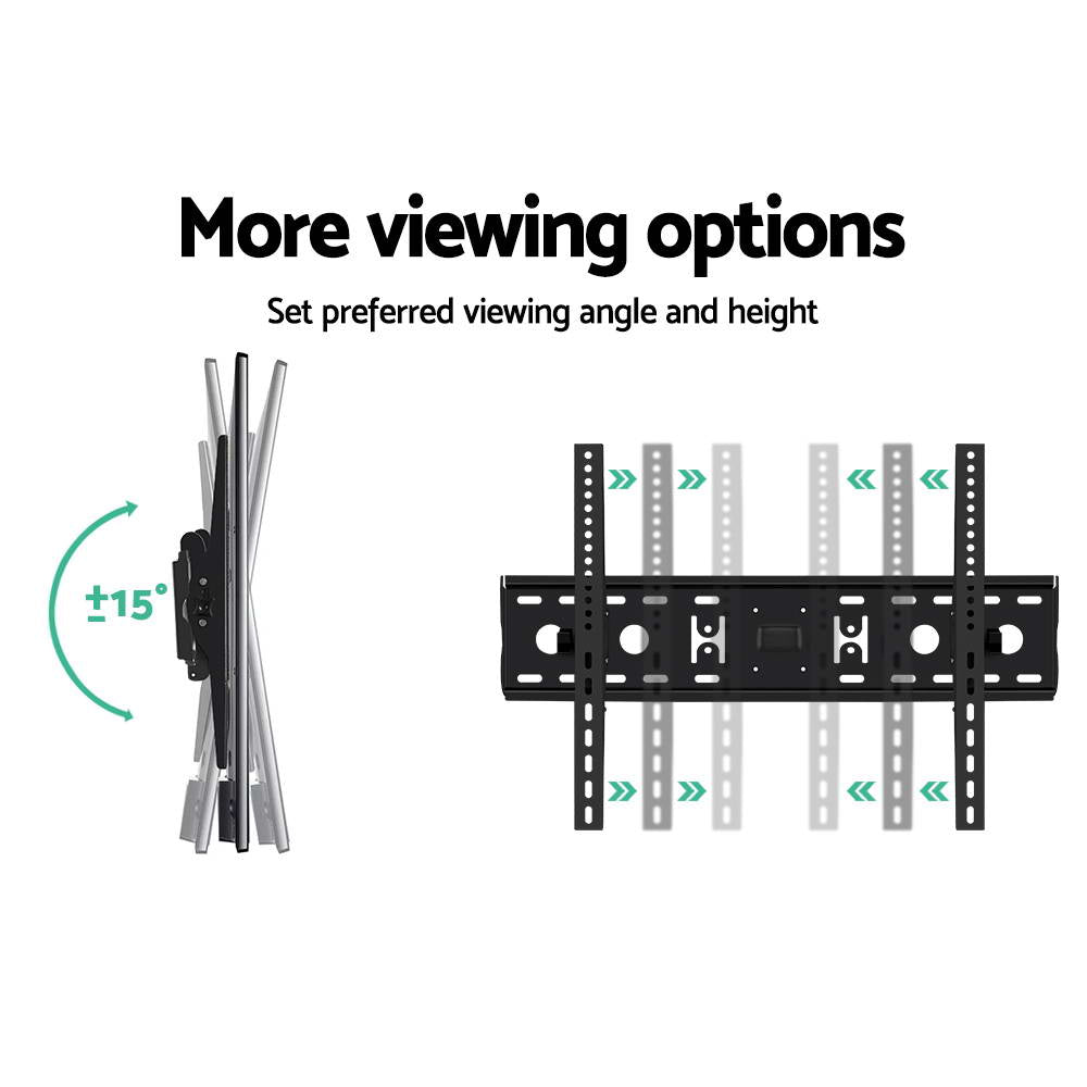 Universal 32"-70" TV Wall Mount Bracket Tilt Slim Black