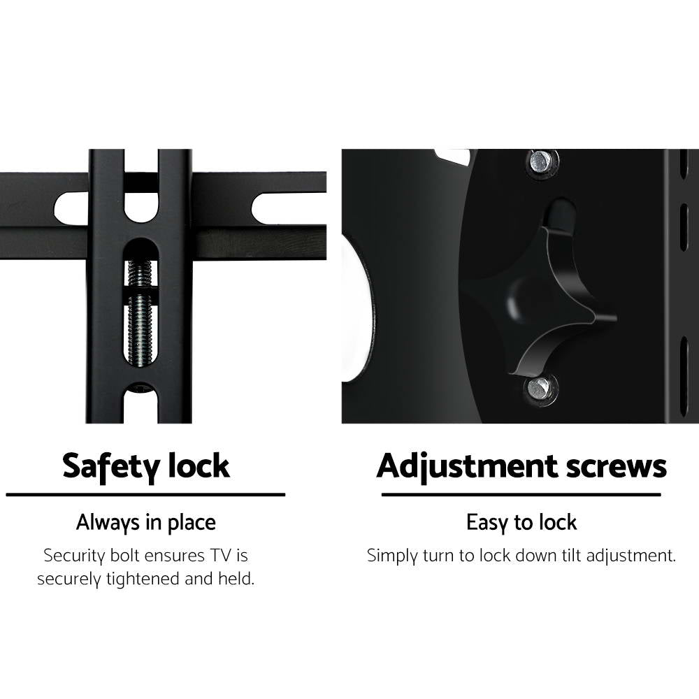 Universal 32"-70" TV Wall Mount Bracket Tilt Slim Black